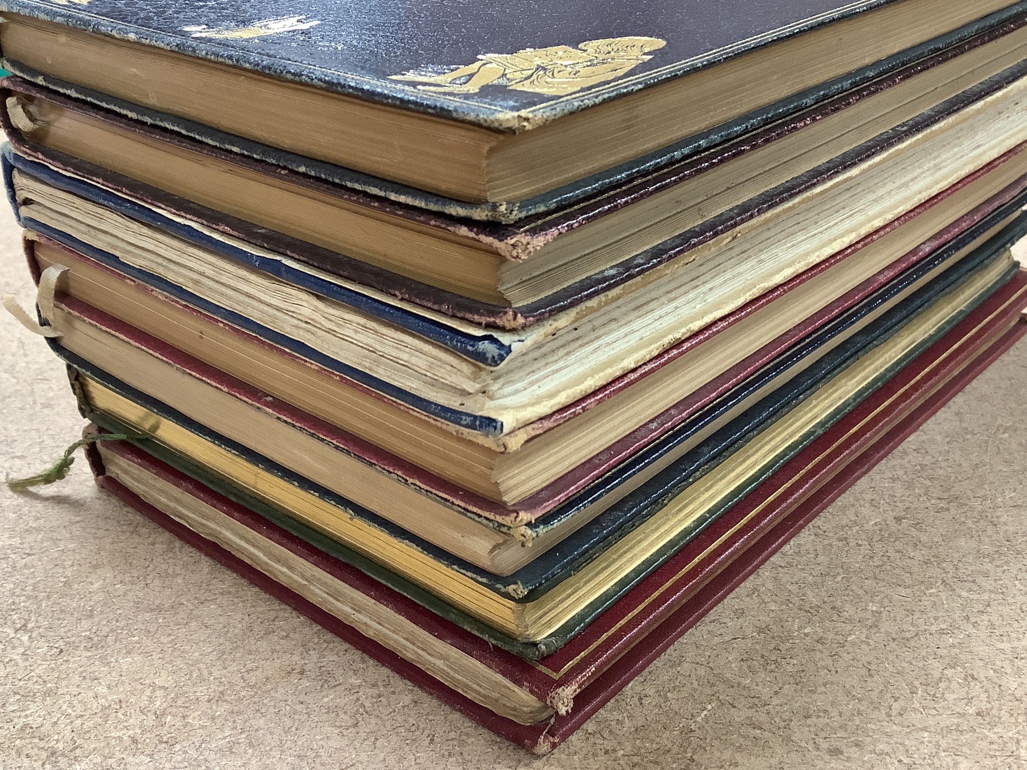 Milne, Alan Alexander - 7 works, all illustrated by Ernest H. Shepard - Now We Are Six, 1st edition, 8vo, original cloth gilt, front inner hinge split, London, 1928; Now We Are Six, 1st edition, 8vo, original cloth gilt,